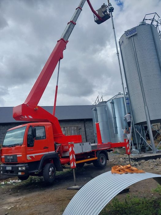 Usługi podnośnikiem koszowym, zwyżka 30m