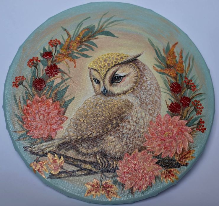 Картина "Сова" акрил