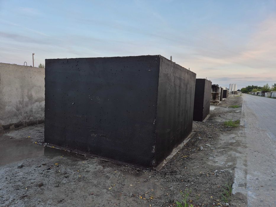 Zbiornik betonowy szambo deszczówka 5m3 z wykopem szamba 10m3 kanał samochodowy