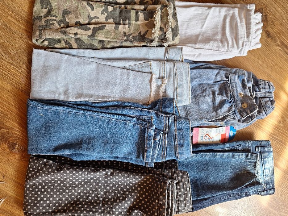 Paka spodni jeansy Zara