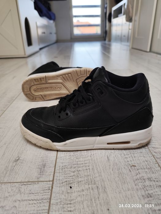 Air Jordan 3 retro cyber monday Nike 37,5 Black czarne