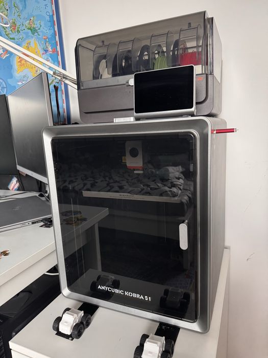 Drukarka 3D Anycubic Kobra S1 Combo FDM zamknięta wielokolorowa