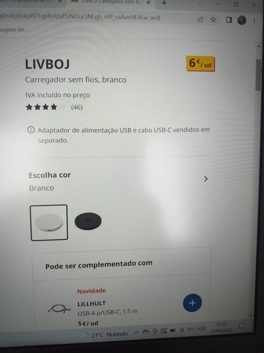 LIVBOJ Carregador sem fiosios
