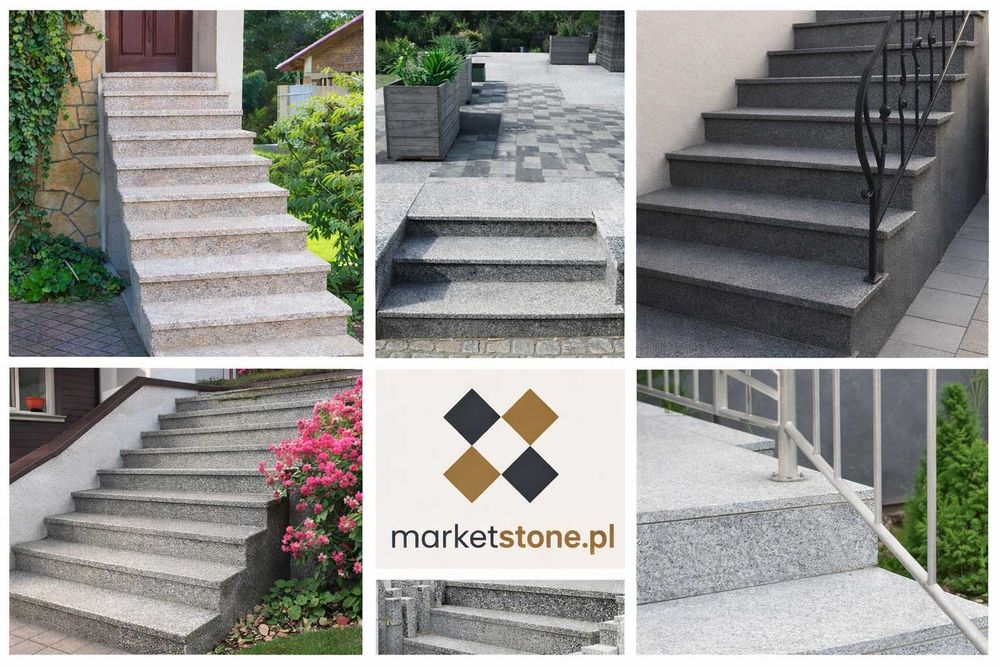 SCHODY GRANITOWE  | Stopnice Bloki Trepy | Granit | Kamień naturalny !