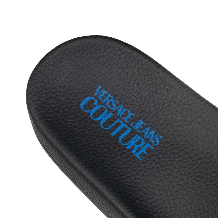 Versace Jeans Couture markowe włoskie klapki BLACK /BLU