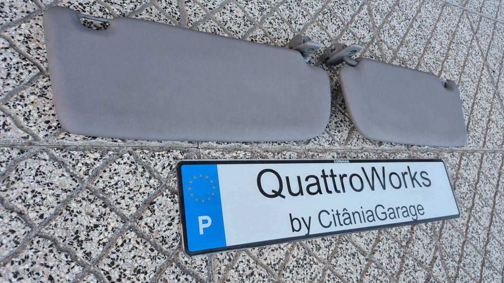 AUDI A4 B5(8D) - A3 8L etc- Palas Sol CINZA IMPECÁVEIS - 1995 até 2002