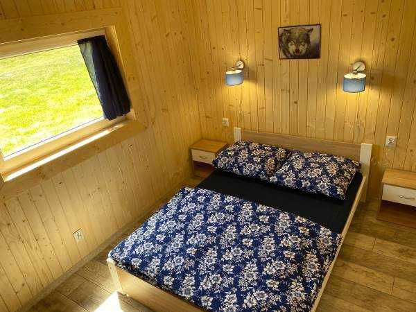 domki letniskowe/całoroczne, jezioro, Łubowo Zacisze ,kominek, pomost