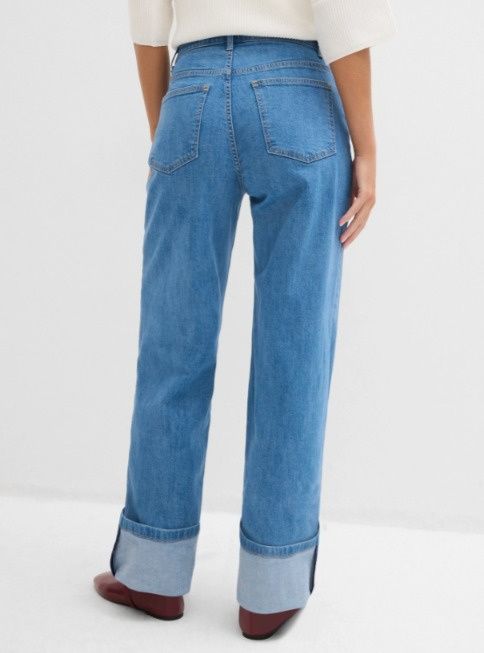 B.P.C spodnie jeansowe damskie z wywinięciem 46.