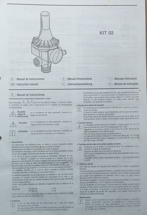Bomba de água de 1"