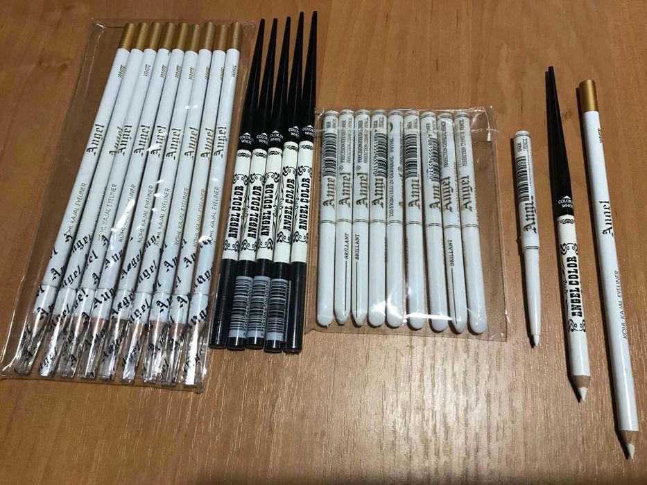 НОВЫЙ косметический карандаш белый для ногтей глаз бровей губ