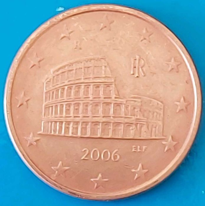 5 Cêntimos de 2006 de Itália, Coliseu