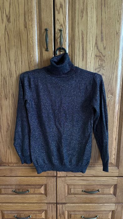 блузка блискуча (чорна, сіра)