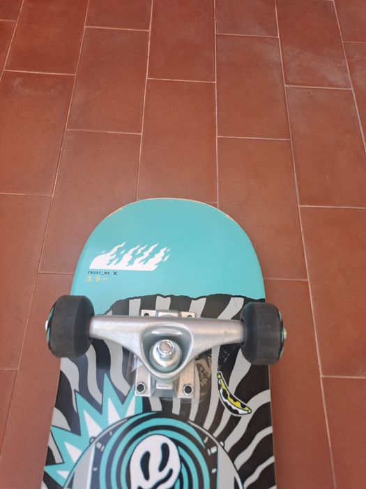 Skate criança 8-12 anos cp100 mid cosmic tamanho 7,6"