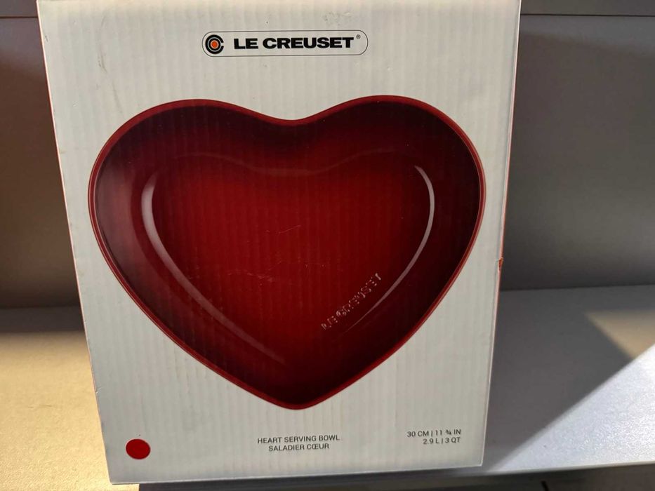 Le Creuset Heart Салатник 30 см Червоний (80172290600003) Новий!