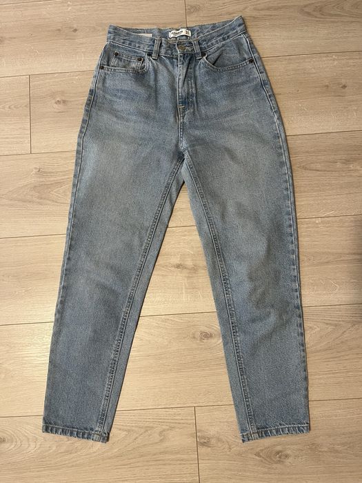 джинси pull&bear літні мом жіночі 34 хс розмір блакитні