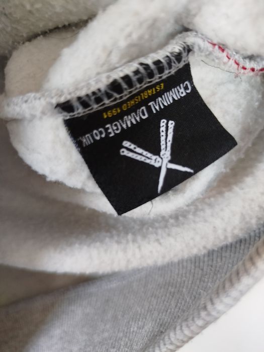 Rozpinana bluza z kapturem Criminal Damage r. M