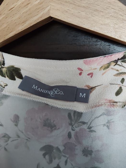 Różowa sukienka Polina Manifiq wiskoza 100% rozmiar M 38