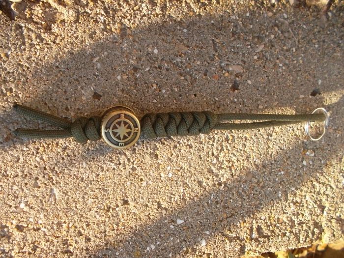 Paracord com Rosa dos Ventos