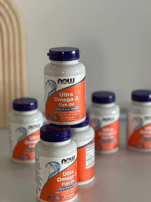 Омега Ultra Omega 3 NOW Foods риб’ячий жир із ультра омега США