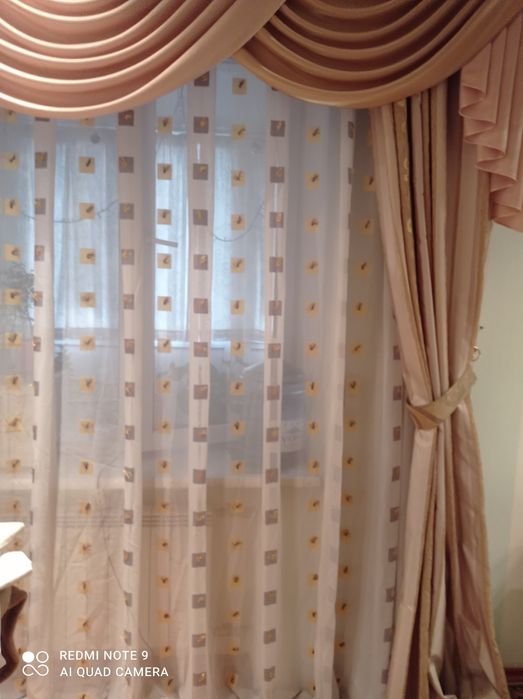 Тюль 9 м. и 7,5 м. Турция готовые