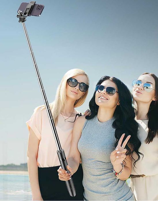 Kijek do selfie 163,5 cm Statyw do telefonu z pilotem