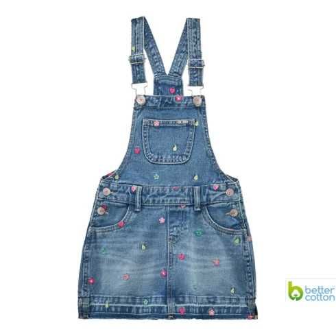 Джинсовий сарафан спідниця Blukids Better Cotton Funny Summer для дівчинки 134 140