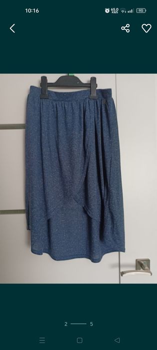 Granatowa spódnica cropp