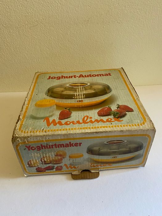 Iogurteira Moulinex na embalagem original retro vintage