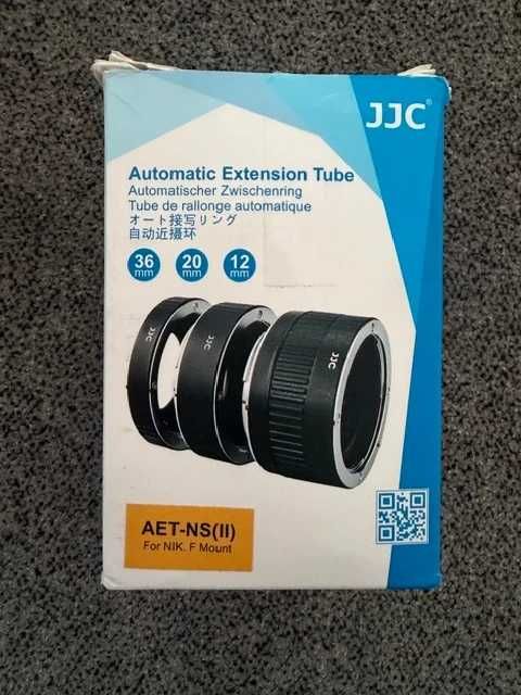 JJC AF makro zestaw pierścieni przedłużających
