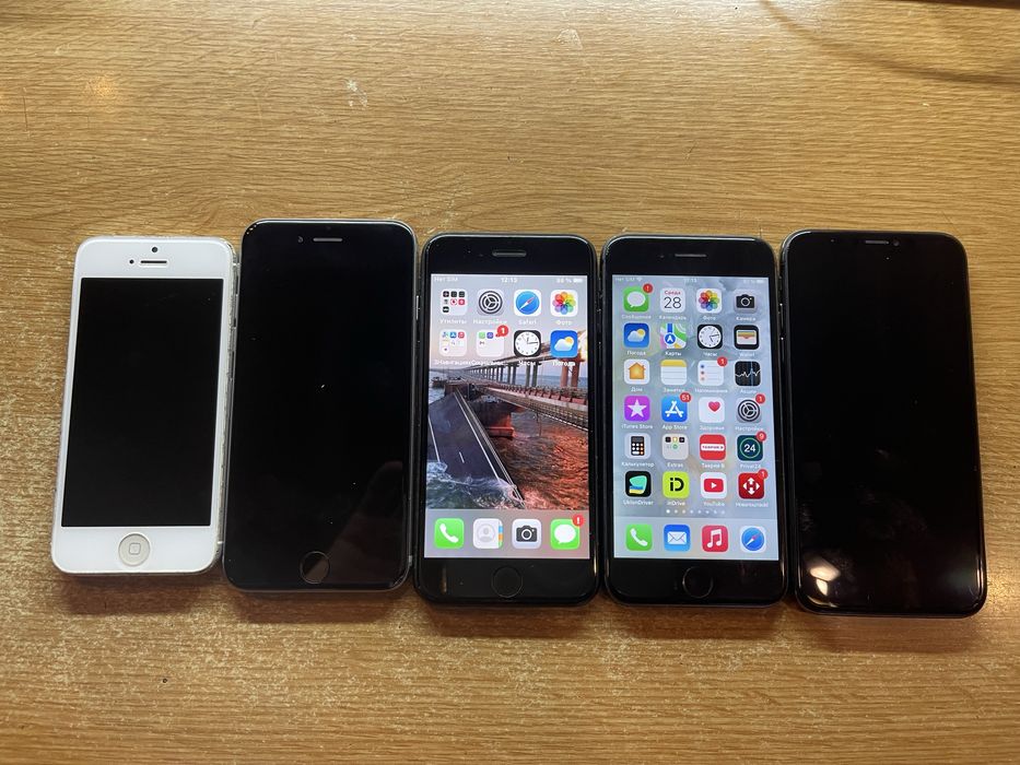 Мобильные телефоны iphone 5, iphone6,iphone 7, iphone 8, iphone x