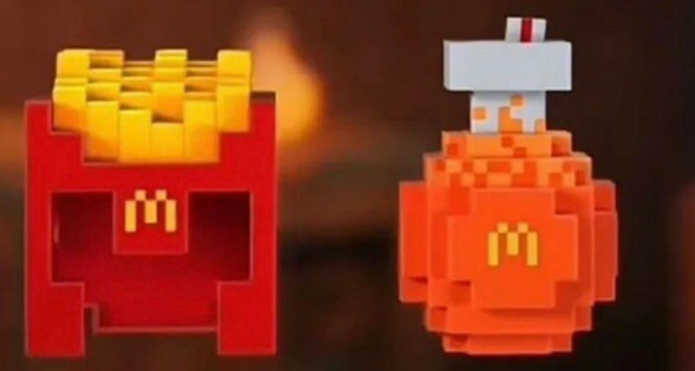 Игрушки Minecraft McDonalds, Майнкрафт Макдональдс