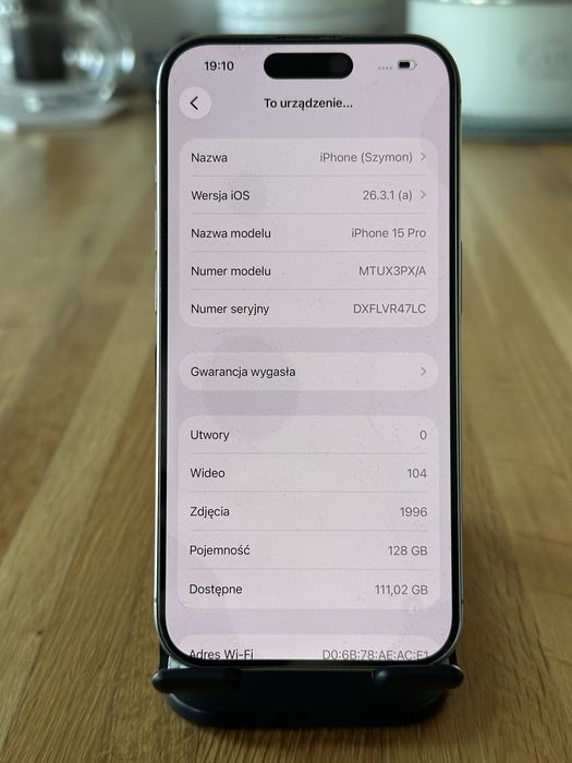 iPhone 15 Pro Natural Titanium 128GB