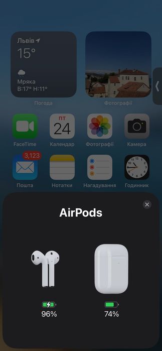 Навушники Apple AirPods 2 white