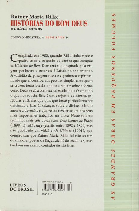 Histórias do Bom Deus e outros contos - Rainer Maria Rilke