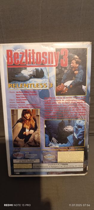 Sprzedam film na kasecie VHS bezlitosny 3