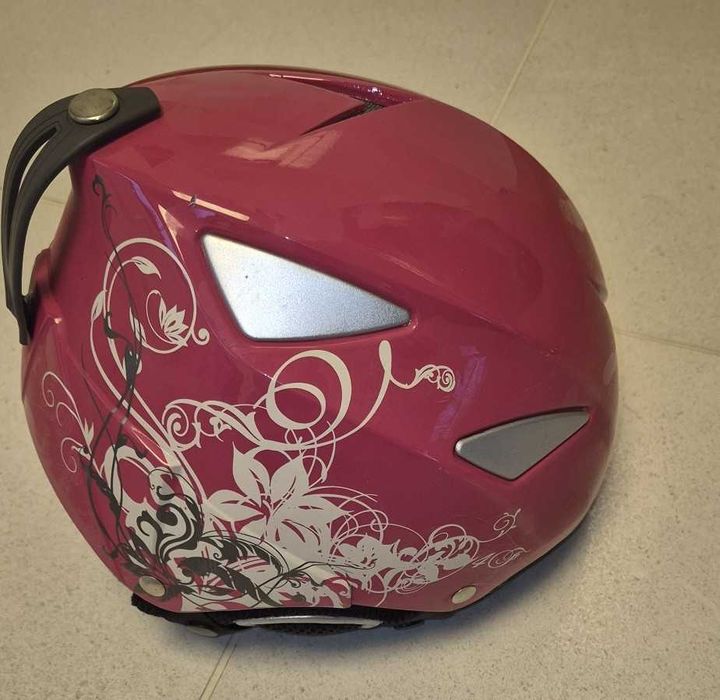 Kask narciarski dziecięcy rozm XS z okularami - firmy 4F