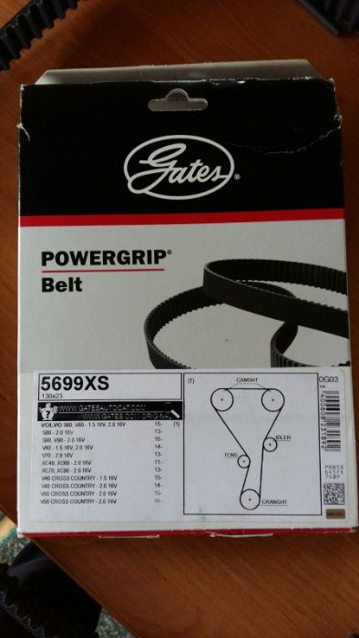ремінь ГРМ Gates 5699XS VOLVO