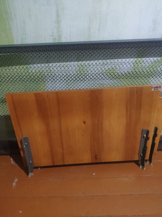 Ліжко односпальне  металеве на пружинній сітці 90х190