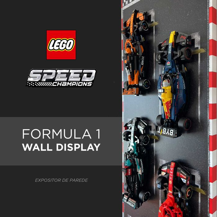 Display Moldura Expositor Parede | LEGO® Speed Champions Formula 1