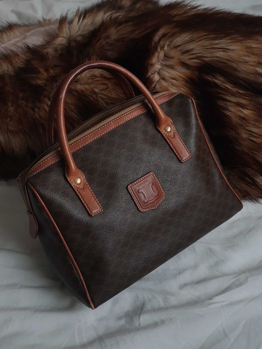 CELlNE VINTAGE Macadam Mini Boston Bag 34