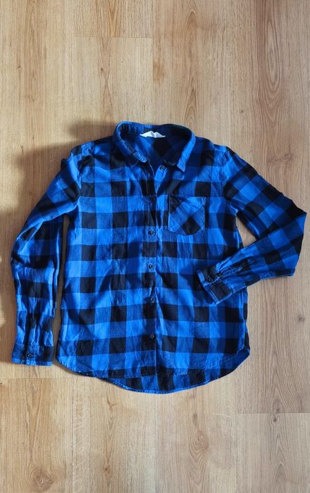 Koszula w kratę kratkę H&M XS 34
