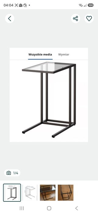Stolik Ikea vittsjo
