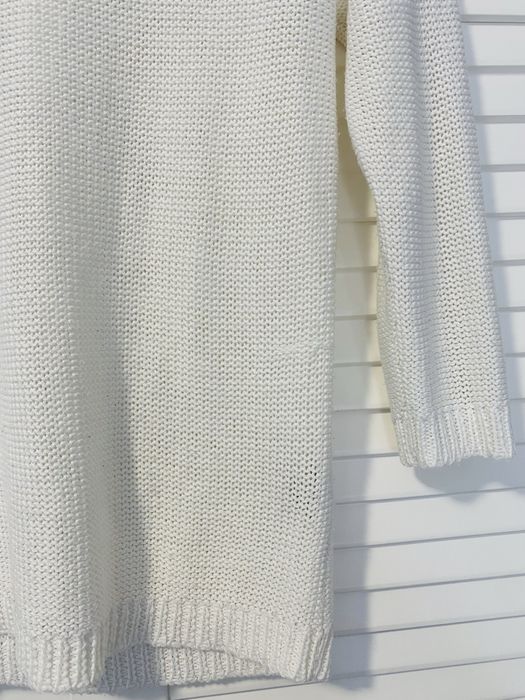 Sweterek biały zara 36 robiony jak na drutach