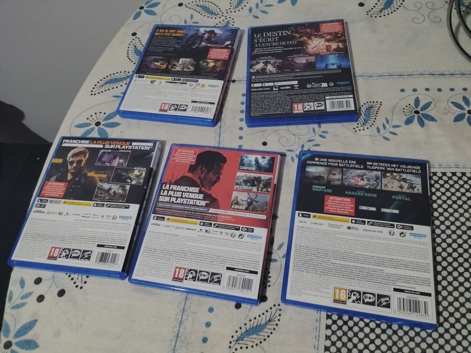 Lote de jogos ps5