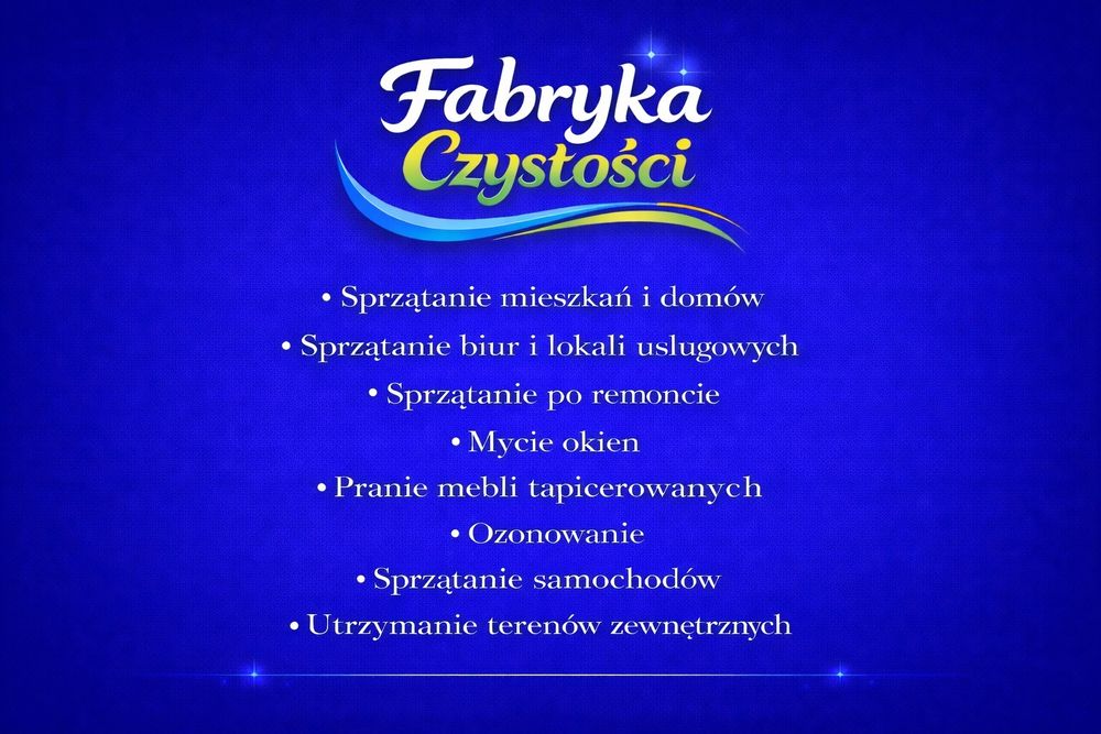 Usługi sprzątające | Dom | Biuro | Samochód