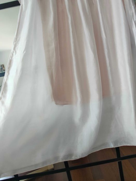 Sukienka oversize maxi midi jedwab silk haftowana 42 44 46