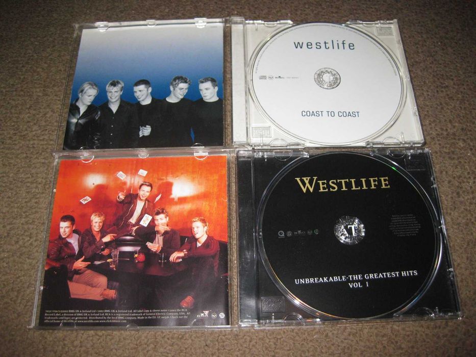 2 CDs dos "Westlife" Portes Grátis!
