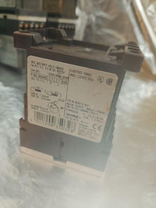 Styczniki Siemens Sirius 10E 40E 22E 31E każdy rodzaj po 3 sztuki