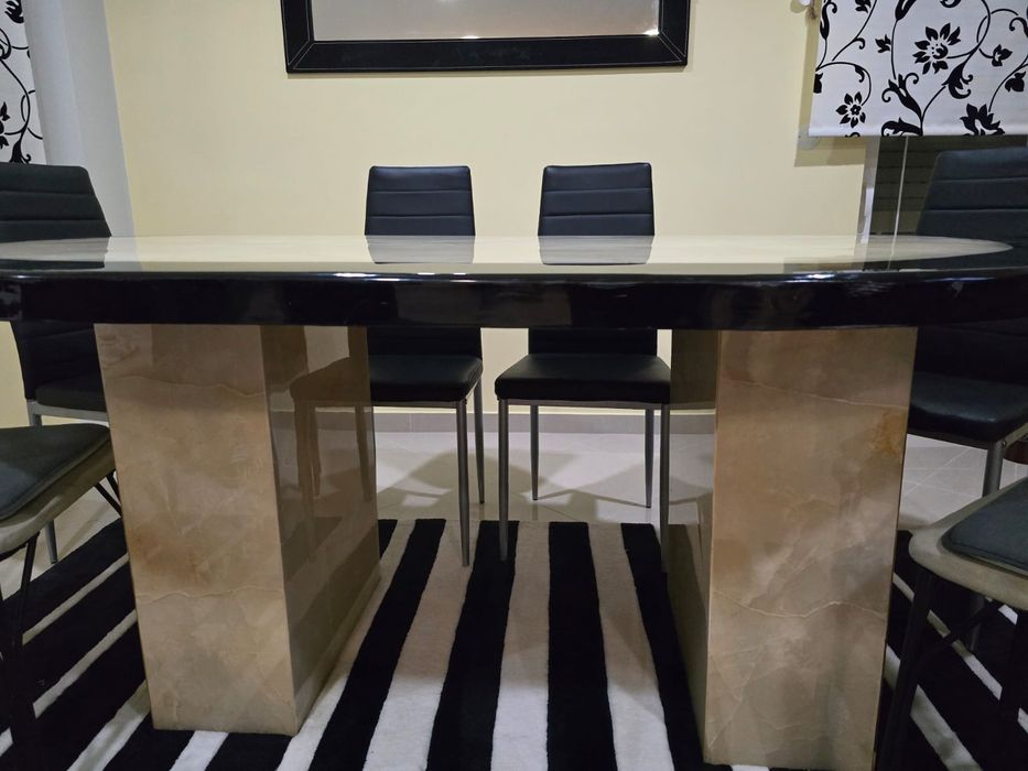 Mesa Jantar Marmore Mexicano.