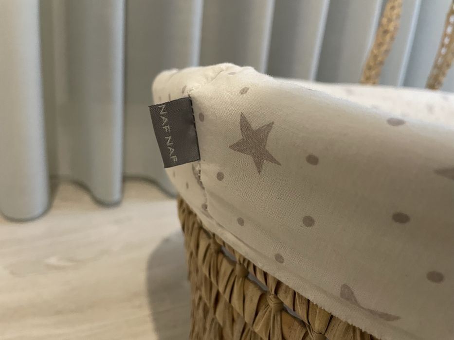 Alcofa / Cesto bebé NAF NAF Moses Stars Branco